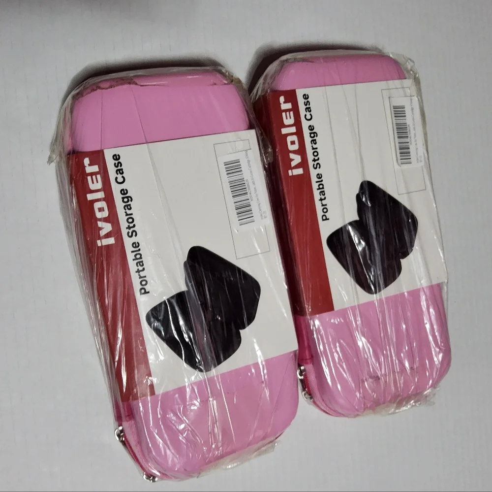 🎀 Bundle of‎ 2 All Pink Nintendo Switch 2 Cases by iVoler 🎀